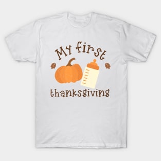 Thanksgiving Turkey,Funny Men Women Thanksgiving,Dabbing Turkey,My First Thanksgiving T-Shirt